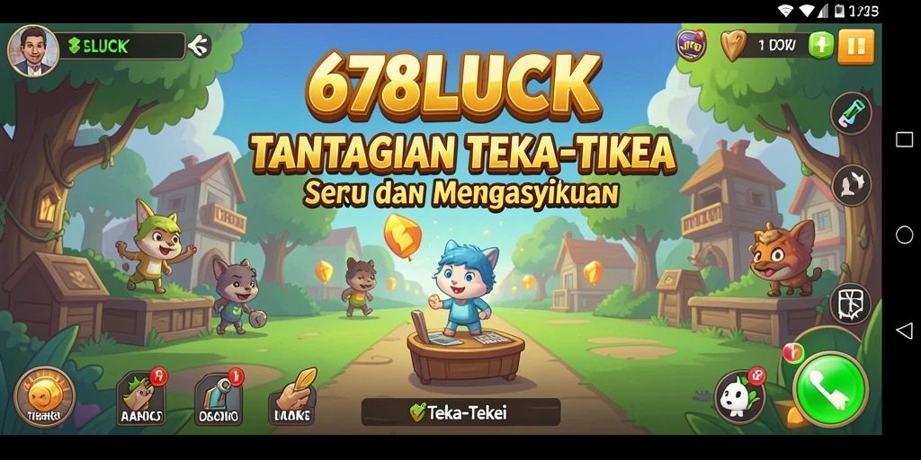 Antarmuka permainan Teka-Teki 678LUCK yang menarik dan interaktif.