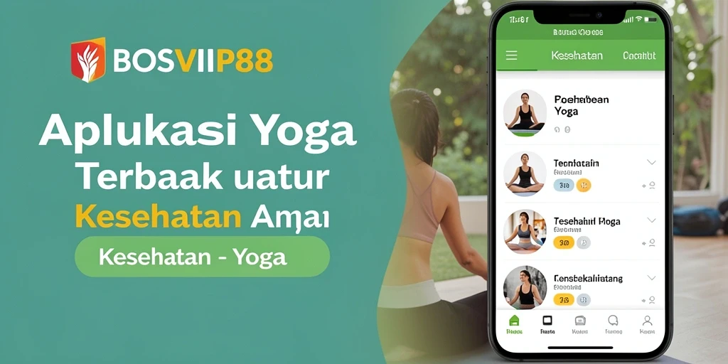 Antarmuka pengguna BOSVIP88 yang menarik dengan panduan Yoga interaktif.