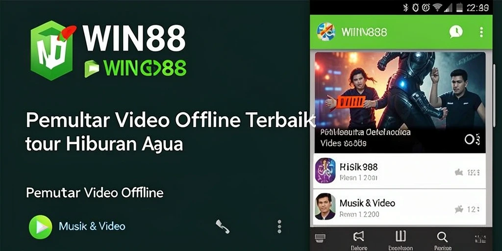Antarmuka pengguna aplikasi WIN88 yang sederhana dan intuitif.